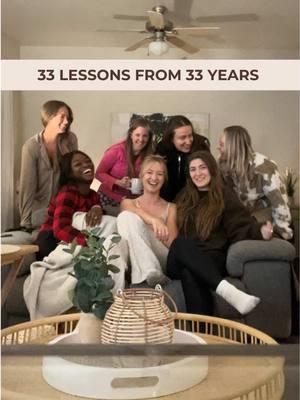 In honor of my 33rd birthday, I give you 33 life lessons. As a coach I always want to go first, make mistakes, and get messy so you don’t have to.  11. Working hard is great for creating more success. But so is making time for joy.  12. Stop fighting the ups and downs. Throw your hands up and enjoy the ride.  13. Your conscious thoughts have far less impact than your subconscious beliefs. Heal your trauma if you want to make real change.  14. When you learn how to calm your central nervous system, life becomes a LOT easier. 15. The quick fix never works. Not in health, not in business, not in love. Do the work. 16. People are in your life for a reason, a season, or a lifetime. Whatever the situation, it’s ok. 17. It really is the little things.  18. The biggest wounds often launch the most powerful healing.  19. Stop ‘shoulding’ on yourself.  20. Even if you live in a studio apartment. Throw the party.  21. Faking confidence really does help build your confidence.  22. Stop rushing. Everything is happening in divine timing.  23. The clothes you wear have a big impact on how you move through the world. Go shopping every once in a while.  24. When you’re really stuck, hire people who know more than you to help. 25. Investing in your health is never a bad idea. 26. Track your finances. And yes, invest. 27. You are the main character in your life, act like it. 28. If you’re really clear about what you want, the universe usually finds a way of getting it to you.  29. Sometimes you need more rest, stop fighting it.  30. When your brain is noisy, drop into your body.  31. You don’t have to be perfectly ‘healed’ to be in a relationship. A lot of healing happens within a healthy relationship.  32. Ask for what you want. In your friendships, in business, in the doctor’s office, in restaurants, and yes, in bed.  33. The same force that brought you every good thing in your life is at work all the time. Never forget that.  #LifeLessons #PersonalGrowthJourney #HealingFromTrauma #CalmYourNervousSystem #MindsetShifts #InnerHealingWork #BuildSelfConfidence #EmbraceJoy #StopRushingLife #InvestInYourHealth #OvercomeLimitingBeliefs #MindsetForSuccess #SelfDiscoveryJourney #HealthyRelationshipsMatter #FindYourInnerPeace