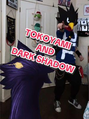 Replying to @dandy_randy_astro I finally got him to do a Tiktok with me 🐦‍⬛✨ #animetiktok #tokoyamifumikagecosplay #tokoyamifumikage #myheroacademiacosplay #myheroacademia #mha #anime #cosplay #darkshadow 