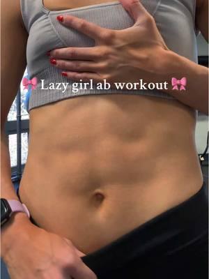 10 (ish) minute lazy girl ab routine #abworkput #lazygirlworkouts #howtogetabs 