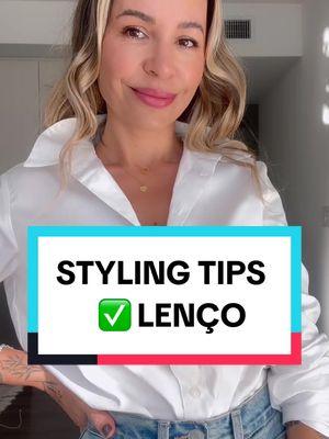 Você já usou assim? #lenco #stylingtips #tiktokhacks #acessoriosfemininos #acessorios #tendencias 