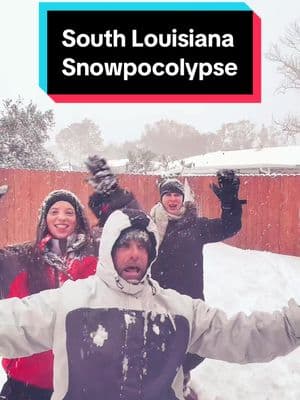 Louisiana Snowpocolypse @ash 🪷 @HeySheRock #louisiana #coullioncrew #snow 