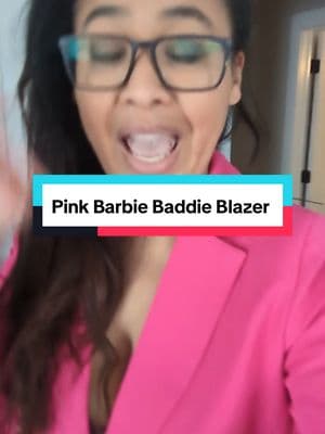 Replying to @lesbi.adventurous this baddie blazer is def giving me barbie vibes too!!  #blazer #blazerstyle #blazers #pinkblazer 