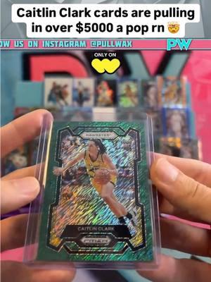 The Caitlin Clark craze is in full swing 📈 only on @whatnotsports  #pullwax #caitlinclark #WNBA #paniniprizm #livestream