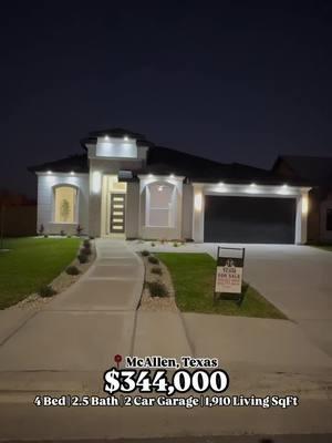 $344,00 Buys You This Modern Contemporary Home In McAllen, Texas! 4 Bed | 2.5 Bath | 2 Car Garage | 1,910 Living SqFt  Listed Price: $344,000 Listing by:  Maggie Harris Keller Williams Realty RGV Direct Message ‘’RGV” or Text (956) 225-3743 To Begin Your Home Buying Process And Find Your New Home In Rio Grande Valley Metro Area✨ Visit our website to learn more www.navarealtygroup.co If your are interested in moving to South Texas and Surrounding Areas please click in the link in the bio to schedule a consultation with us!  Accuracy Of all information deemed reliable but not guaranteed and should be independently verified.  Shalom, God bless! Thank you all for watching today’s property tour. Be sure to check us out on YouTube for full length tours! 🎥 Daily reminder. Jesus Christ Loves You. He Offers forgiveness and redemption. He paid the ultimate price for sinners like you and me. Bible Verse Of The Day ✞ For the word of God is alive and active. Sharper than any double-edged sword, it penetrates even to dividing soul and spirit, joints and marrow; it judges the thoughts and attitudes of the heart. Hebrews 4:12 —— #mcallen #rgv #riogrande #956  #hometour #housetours #luxuryrealestate #newconstruction #newhome #newhouses #texashouses #builder #interior #interiorstyling #dreambuilders #luxurydecor #minimaldecor #reelsofinstagram #homegoals #housetours #housedecor #dreamhouse #customdecor #highceilings #texasdreamhomes