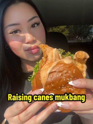 Raising Canes sandwich Mukbang 😋🔥 @Raising Cane's  #eatwithme #mukbang #mukbangeatingshow #eatingasmr #foodasmr #mukbangasmr #asmreating #eatingshow #eatingshowasmr #eatingsounds #mukbangs #mukbangvideo #letseat #watchmeeat #eatingsounds #crunchy #crunchyasmr #eating #eatingsound #food #FoodTok #eatingsoundsmukbang #raisingcanes  #sauce  #raisingcanesmukbang #chicken #chickentenders #fries #fyp #viral #tiktokviral #raisingcaneschicken #tender 