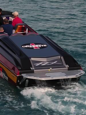 The Cigarette Racing 42X - power makes perfect. #cigaretteracing #cigaretteracingteam #42x #powerboat #cigaretteboat