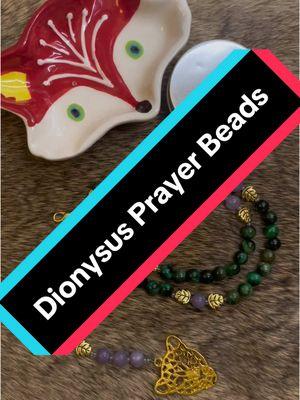 Prayer Beads for Dionysus (available) #prayerbeads #dionysus #pagan #witch #hellenic 