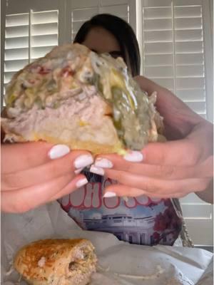 Part 1: Jersey Mikes  Still can’t get over how good this was!! 🤤  #mukbang #asmr #jerseymikes #tunasandwich #yum #yummy #foodies #viralvideo #fyp #fypシ #foryoupage #cravings #extrasauce 