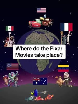 Do you know where the Disney Pixar Movies take place? #animationrewind #cartoonfightclub #disney #pixar #pixarcars #pixartheory #cars #lightningmcqueen #toystory #buzzlightyear #buzz #woody #ratatouille #nemo #animation #cartoon #mickeymouse 