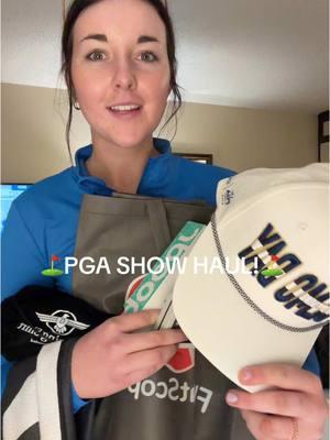 PGA DEMO DAY HAUL!! #pga #pgashow #haul #golf #golftiktok #maddiefleckgolf #fyp 