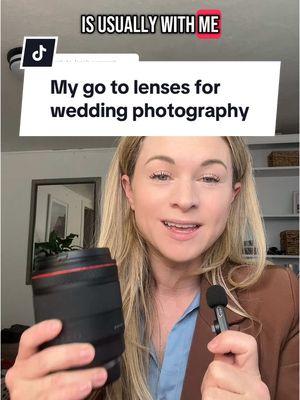 Replying to @Jana my go to lenses that I use on wedding day. Drop your questions in the comments! #weddingphotographer  #photography101 #destinationweddingphotographer #photographyeducation 