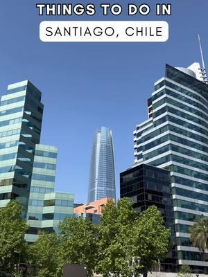 Things to do in Santiago, Chile 📍If you’re looking for a more detailed itinerary be sure to check out our latest blog post “Guide to Santiago, Chile”! #santiago #chile #thingstodoinchile #thingstodoinsantiago 