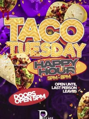 EACH & EVERY TUESDAY ITS TACO TUESDAY W/ BEEF, CHICKEN, SHRIMP & INTRODUCING STEAK TACOS & TACO SALADS😋🙃😚 W/ 2$ TEQUILA SHOT & DRINK SPECIALS FROM 5PM TO 8PM 😍 SO COME CHECK US OUT FOR YOURSELF ❤️🎉🔥‼️’PLUSH BAR & GRILL 4000 BESSEMER SUPER HIGHWAY 35020 OR CALL IN 205-434-2305 OR DOORDASH ‼️NEW ATMOSPHERE‼️ NEW WAITRESSES‼️NEW  BARTENDERS‼️NEW CLUB‼️‼️‼️NEW MENU‼️‼️‼️ AND THE REBIRTH OF THE OFFICIAL AFTERHOURS‼️🚀💪 COME CELEBRATE W/FOOD & DRINK SPECIALS & CHECK OUT THE NEW ATMOSPHERE‼️#PLUSH #PlushBarAndGrill #NewNightClub #Bessemer # Alabama #WhereYouWannaBe #goodfood  #Taco #Tuesday #Share #Post #Food #NightLife #Lounge #Bar #Grill #BirminghamNightLive #NewHotSpot #dayparty  #foryou  #THEOFFICIALAFTERHOURS  #ICON4EVA #Brunch #instagram  #GOODTIMES #GOODPEOPLE #tiktok  #DoorDash 