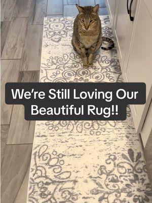 We’re still loving our beautiful rug! #fyp #rug #kitchenrug #housedecor #runnerrug #beautiful #decor #ttshop #TikTokShop #tiktokshopfinds #tiktokshopping #tiktokmademebuyit #tiktokdeals