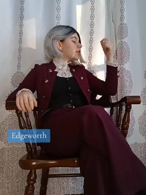 I should cosplay in a chair more often tbh || #genderbend #edgeworthaceattorney #edgeworthcosplay #milesedgeworthcosplay #milesedgeworthaceattorney #milesedgeworth #aceattorneycosplay #aceattorney 