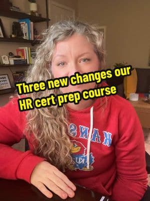 Exciting changes for our #hrcertification prep course in 2025. Let’s go!! #shrm #hrci #shrmcp #shrmscp #shrmcpexam #shrmscpexam #aphr #phr #sphr #shrmcertification #shrmcertificationexam #workology 