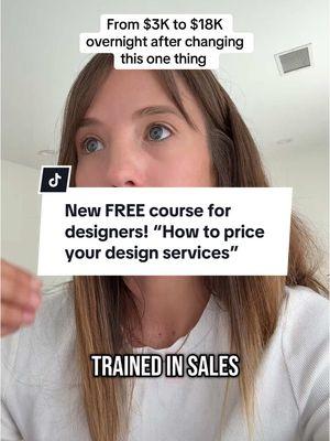 New FREE course for graphic designers and brand designers - learn “how to price yourself as a designer” 👏 #creativeagencysandiego #brandingdesign #freelancertips #freelancerlife #graphicdesign 