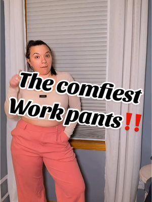 @Halara Workleisure wide leg workpants review #halara #halaraworkleisure #halarapants #ttslevelup #workclothes #tiktok 