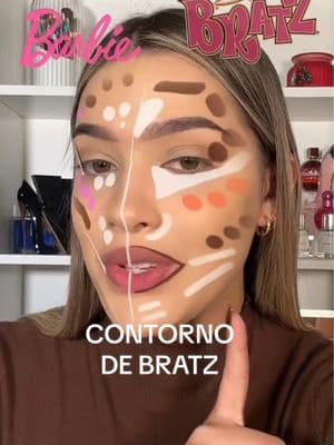 bratz o Barbie ?? Cual team eres?? 🫢 #bratzmakeup #bratzorbarbie #contouring #contourtutorial #contouringhacks #contouring101 #contouringchallenge 