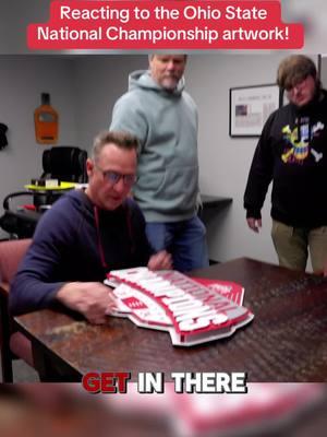 Here’s our Owner, Jamie reacting to the Ohio State Championship artwork for the first time! Shop Now ➡️ hexhead.com — #ohiostate #ohiostatefootball #ohiostatebuckeyes #ohiostateuniversity #buckeyes #gobuckeyes #buckeyesfootball #reaction #reacting #nationalchampionship #nationalchamps #nationalchampions #hexhead 