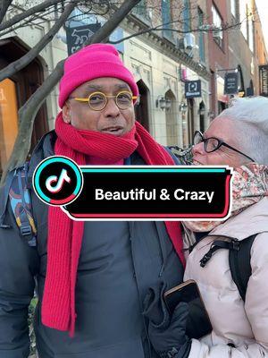 Beautiful & Crazy #hingepartner #meetcute #hinge #Love #nyc #streetinterview #fyp 