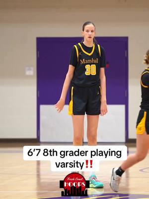 6’7 Gabija Krasauskaite is a name to know in Minnesota’s 2029 class! #highschoolbasketball #girlsbasketball #womensbasketball #minnesota 