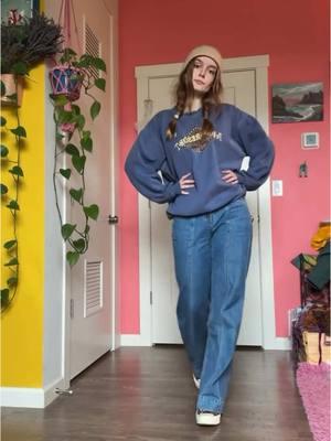 Something cozy  #grwm #thrifted #vintagefashion #twee #winterfashion #outfitideas #alternative #tweefashion #winteroutfit #dadoutfit 