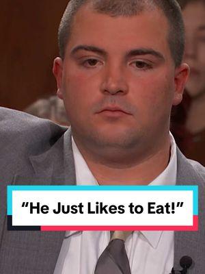 "He just likes to eat!" #judgejudy #tvshow #tv #legaltok #lawsuit 