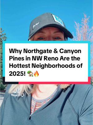 Northgate and Canyon Pines in Northwest Reno (89523) are on fire in 2025’s housing market! 🔥 These neighborhoods offer stunning modern homes, incredible Mountain Views, and unbeatable access to Reno’s outdoor lifestyle. 🌄✨ With rising home values and limited inventory, it’s no wonder these areas are at the top of every buyer’s list. Thinking about making the move? DM me for the latest listings in Northgate and Canyon Pines! 🏘️ #NorthgateReno #CanyonPinesReno #NorthwestReno #RenoRealEstate #NevadaHomes #DreamHomeHunt #HotMarket #RenoLiving #RealEstateTrends #HomeBuyingTips #SellersMarket