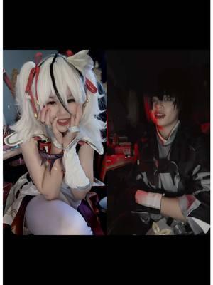 #duet with @Ace Ataka Admiring my Work || #AcesCosplayz #WutheringWaves #WutheringWavesCosplay #WUWA #WUWACosplay #Camellya #CamellyaCosplay #WUWACamellya #Femboy #Rover #RoverCosplay || 