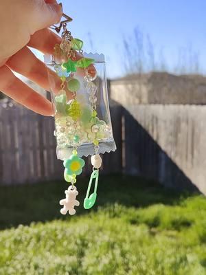 I've been really liking the added exterior beads, what do y'all think? #sensory #fidgets #fidgettoys #keychain #shakercharm #shaker #kawaii #aesthetic #cluttercore #pastel #fyp 