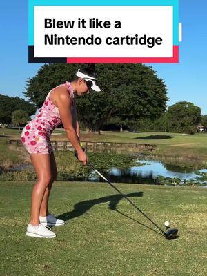 Damn golf ball! Are you a New Year’s resolution because I BLEW IT harder than a Nintendo cartridge!🤦‍♀️ ⛳️: Indian Springs Golf Club #golf #golfmemes #golfjokes #GolfSwing #pgashow #Golfer