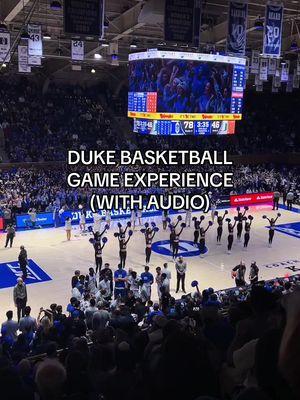 so you can get the FULL experience bc no other stadium compares to Cameron 💙 the last clip is the best clip ofc 😭#dukemensbasketball #dukembb #cameronindoor #dukeuniversity 