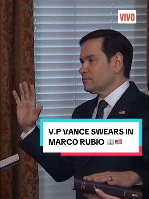 V.P Vance Swears In Marco Rubio 📖 . #marioramil #marioramilcomedy #jdvance #marcorubio #miami #cuban #cubanosenmiami #hispanic #comedy #voiceover #marioramilvoiceover #lol 