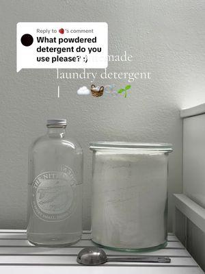 Replying to @🍓 homemade laundry detergent powder recipe! only 4 ingredients, super cost-effective, low waste and better for the environment #homemade #DIY #laundry #laundrytok #laundrydetergent #clean #CleanTok #tutorial #natural #Recipe #howto #easy #lowwaste #sustainable #plantbasedbaby