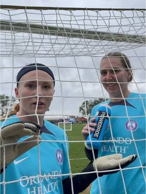 Poll from behind the goal with @Mac Crone is back!! And this time with a special guest 👀 #vamospride #orlpride #nwslsoccer #orlandopride 