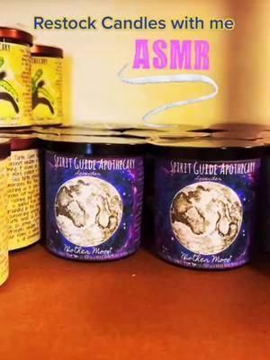 Intention Candle Restock 🕯️✨ #candles #intentioncandles #candlerestock #asmr #motivation #spiritualtok #witchtok #candletok #smallbuisnesstok #spiritualtools  