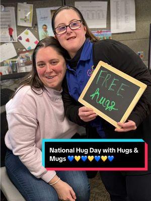 GiGi’s Playhouse Inc. on National Hug Day means…HUGS!​ We couldn’t pass up on this opportunity, because we all need a hug sometimes 🤗 ​ Also, did you know we have a full-service retail, specialty coffee, and gelato café here at our National Playhouse run by adults with Down syndrome? Yea! It’s pretty cool if you ask us (🔗 IN BIO)😎 #gigisplayhouse #downsyndrome #hugs #tiktokisback #cutetok 