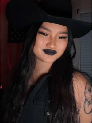 Black lipstick is back yall #yallternative #country #western #countrygirl #yallternativegirls #yallternativetok #minimoose18 