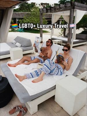 Traveling as an LGBTQ+ couple requires a little bit of extra planning. Safety is always our priority. We first always check the LGBTQ+ laws in any country we are traveling to. We don’t go anywhere we aren’t welcome. Prior to booking a stay, we make sure to speak with the hotel staff and ask any questions we may have, and also browse their social media pages and website. We look for other LGBTQ+ couples, inclusive language, and yes, even rainbow flags. This was our very first time to travel to Mexico together, and the W Punta de Mita Hotel checked all of our boxes. 🌴🏳️‍🌈 ✈️ They offer airport transfer to and from the hotel. So nice! When you fly into Puerto Vallarta, the driver will be waiting outside for you with a W Hotel branded shirt. They greet you with a cold wash cloth to wash your hands & cool off your face and neck, and a cold bottle of water. 💦  🚐 After a short 19 mile drive to the hotel, you are greeted by the staff with a welcome drink (alcoholic or non-alcoholic). You can immediately relax and enjoy your vacation! 🧳 While you are checking in, the staff drives your luggage on a golf cart to your room for you. 🌮 If you purchased the W Unlimited food & drink package, this begins immediately upon check in. We are always hungry on a travel day, so we kicked off our sneakers and headed down to the Chevycheria restaurant & bar on the beach for ceviche, chips & salsa, tacos, and drinks. With our toes in the sand and the waves crashing nearby, this was already set out to be an amazing vacation. 🌈 Everywhere we went on the property we were greeted with smiles, and the hotel staff quickly memorized our names. We felt so at ease and comfortable to enjoy our time. As an LGBTQ+ couple, I think we appreciate those details even more so. 🩵🇲🇽 We highly recommend booking a stay at the W Hotel & Resort in Punta Mita, Nayarit, Mexico. Tell them Luke and Kelsey sent you. 🙏🏻😊 So much more content from this trip to come! Let me know if you have any questions. #wpuntademita #lgbtqtravel #puertovallarta #lgbtqcouple #lgbtqtraveldestinations #luxurytravel #whotel #mexicotravel