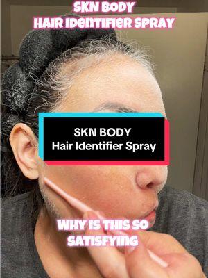 Look how easy it is to remove your unwanted facial hair using the @SKNBODY Hair Identifier Spray  #sknbody #sknbodyset #sknbodyhairidentifier #sknbodyhairidentifierspray #sknbodyhairidentifiersprayset #dermaplaning #skincare #TikTokShop #shoptiktok 