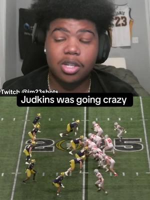 Quinshon judkins was going crazy against this notre dame defense in the national championship game #viral #im23shots #cfb #cfb25 #nationalchampionship #ohiostate #notredame #quinshonjudkins #judkins 