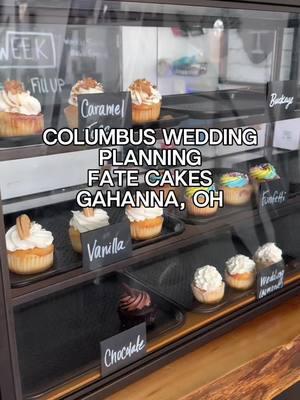 My 2025 Columbus wedding is coming up and I know how tedious it can be finding vendors so wanted to share our cake tasting experience! We are using Fate Cakes in Gahanna, OH for our wedding desserts and I love their cake tasting process. You pay $15 and can pick up a tasting kit and try every cake flavor, frosting, and filling in the comfort of your own home. Then if you decide to use the bakery for your event, you let them know which flavor variations you'd like!  #columbuswedding #columbusohio #cbus #ohiocheck #caketasting #gahanna 