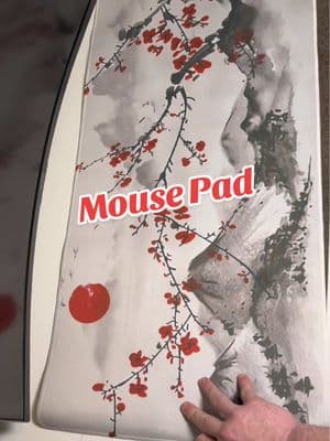 CHECK IUT THE CHERRY BLOSSOM PATTERN MOUSE PAD LOOKS GOOD WITH MY WHITE SETUP 🤙 #mousepad #deskpad #mouse #desksetup #computer #GamingSetup #streamingsetup #cherryblossom #cherryblossommousepad #office #desk #deskaccessories 