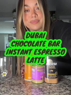 DUBAI CHOCOLATE BAR INSTANT ESPRESSO LATTE! #dubaichocolate #dubaichocolatebar #dubaichocolatebarcoffee #coffeerecipe #coffeetok #nescafe #nescafeinstantespresso #espresso #icedlatte #coffeetime #coffeeathome #coffeetok #nescaferecipe #tastetest #coffeelover #instantcoffee 