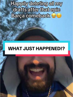 Ain’t no way Barcelona just pulled THAT off 😮‍💨🤩 #culetv #fcbarcelona #barça #ucl #raphinha 