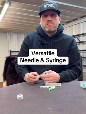 Our most used needle and syringe for show cattle #livestock #livestockshow #cattle #cattleshow #showcattle #ffa #4h #showsteer #heifer #heifershow #steer #steershow #clippingcattle #showheifer 