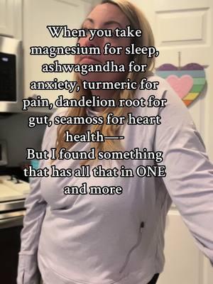 Why stress and take all of those when you can take it all in one makes life so much easier #simpleme #ashwagandha #seamoss #allinone #holistichealth 