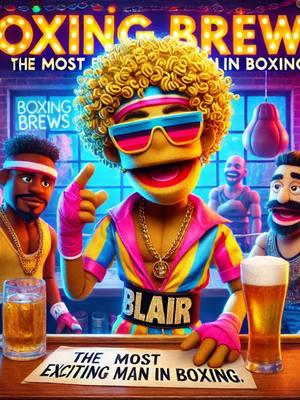 The most exciting man in boxing, Woah!’ 🗣 Blair ‘The Flair’ has something to say—and he’s not holding back! Can Shakur and Bartender Bud handle his energy? 🔥 Catch the episode now! 🥊 #BoxingBrews #BoxingHumor #blaircobbs #puppets 