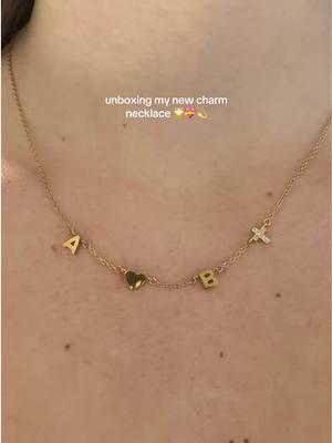 your sign to get a charm necklace with you and your partner’s initials on it 🫶🏼 link in bio!! @Abbott Lyon  #abbottlyon #charmnecklace #charmjewelry #jewerly #goldjewelry 